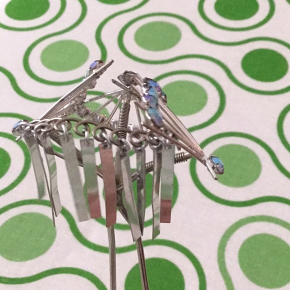 Vintage Geisha Metal hair pin